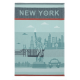 Torchon jacquard NEW YORK CITY